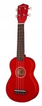 Predám červené sopránové ukulele - 1