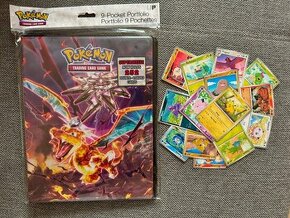Pokémon originál album veľký Charizard + 20 kartičiek - 1