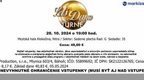 Predám 2 vstupenky na Lets Dance Nitra