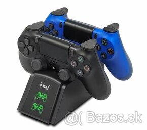 Nová nabíjacia stanica, dokovacia na 2 kusy PS4 joystickov - 1