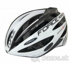 PRILBA FORCE ROAD PRO CESTNÁ BIELO-ČIERNA XS 48-54 CM - 1