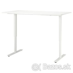 Výškovo nastaviteľný stôl IKEA TROTTEN 140 x 80 cm