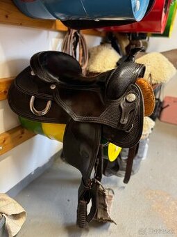 Westernové sedlo reining - West wood saddlery