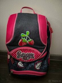 Školská taška s vrrcúškom a peňaženkou