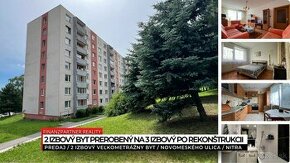 2 izbový byt prerobený na 3 izbový, Novomeského ulica, Nitra - 1