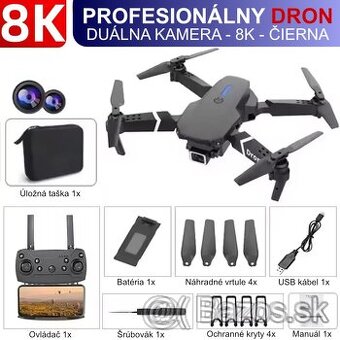 Profesionálny dron s 8K UHD dual kamerou - S príslušenstvom