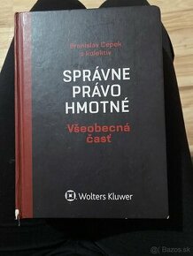 Správne právo hmotné - všeobecná čast