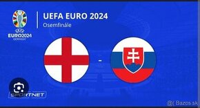 EURO 2024 zápas Slovensko - Anglicko