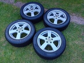 16" ALU 5x112 vw/škoda + zimné pneu 205/55 16 do 9mm TOP - 1