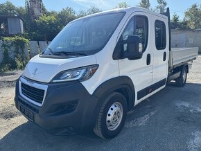 Peugeot Boxer 2.2 110 kW 2014 valník 7 miestne