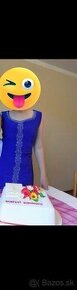 Kráľovský modré šaty - 1