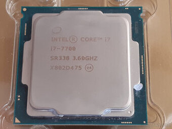 CPU Intel® Core™ i7-7700 3.6 GHz, 8 MB Intel® Smart Cache