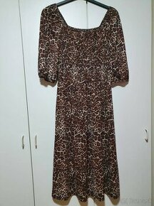 Leopardie šaty XL