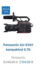 Panasonic EVA kamera