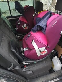 Detska autosedacka cybex sirona 360 ruzova isofix