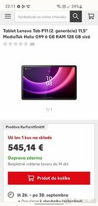 Špičkový tablet LENOVO TAB 11 - 1