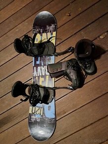 Snowboard 120+ topánky 37