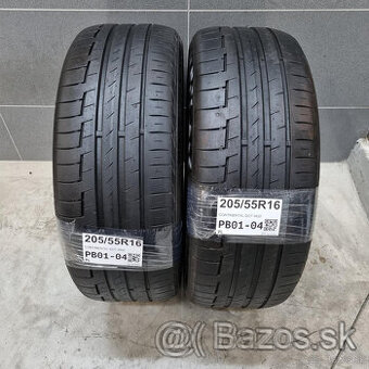 Letné pneumatiky 205/55 R16 CONTINENTAL DOT4820