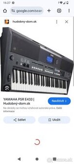 Predám Yamaha 433 psr