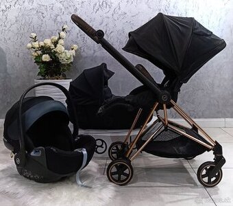 TROJKOMBINÁCIA CYBEX PLATINUM MIOS ROSEGOLD BLACK