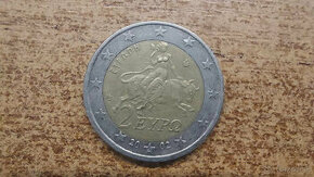 Grécka 2€ minca s písmenom S