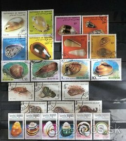 poštové známky - mušle - 1