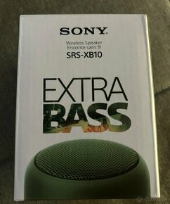 SONY EXTRA BASS - novy, zelena farba