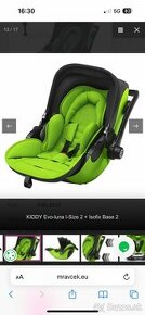 Kiddy evoluna i-size 2 Lizard green +isofix - 1