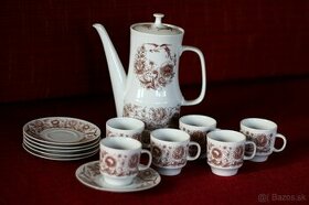 Kávová súprava porcelánová - 13 dielna - Bohemia Czechoslova