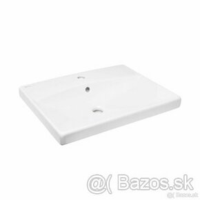 Umývadlo SAT Brevis 60x45 cm s otvorom uprostred SATBRE6045S - 1