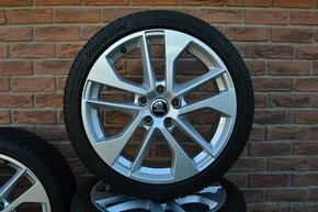 5x112 R18 zimna Skoda Octavia 3 + 225/40 R18 Bridgestone