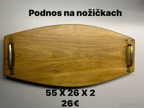 Podnos na nožičkách 55x26x2