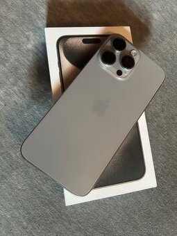 iPhone 15 pro max 256gb natural titanium