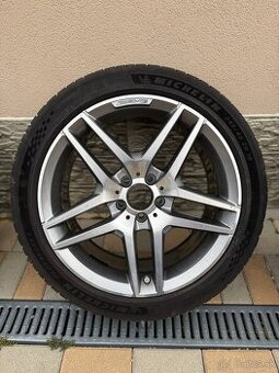 Original Mercedes AMG 5x112 R19 disky+Michelin Pilot Sport 5 - 1