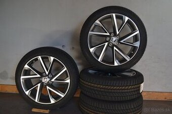 5x112 R20 Zimna sada Original Skoda Kodiaq + 235/45 R20 Cont