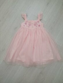Dievčenské šaty s tylovou sukňou veľ. 110 - 1