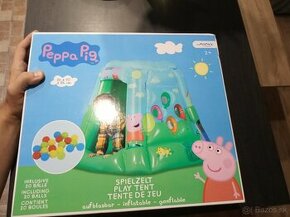 Nafukovací stan Peppa Pig s loptičkami