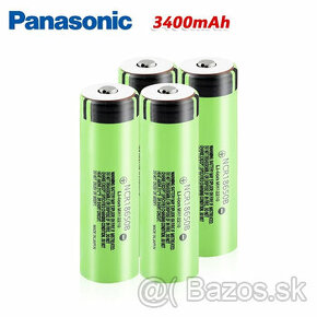 lion batéria Panasonic 18650, 3400mah