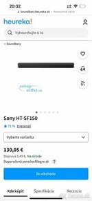 Soundbar Sony HT-SF150