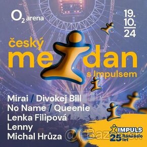 Predám 2 lístky na koncert Český mejdan s Impulsem