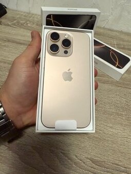 iPhone 16 pro, 128GB púštny titán + záruka