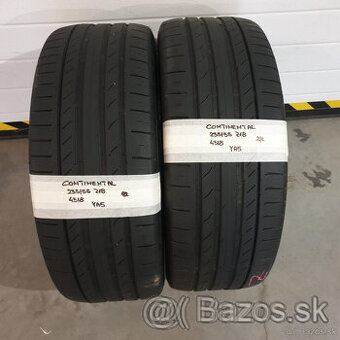 Letné pneumatiky 235/55 R18 CONTINENTAL DOT4318