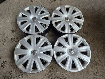 5x112 r16 ET46 x 6,5J plechové disky + puklice vw