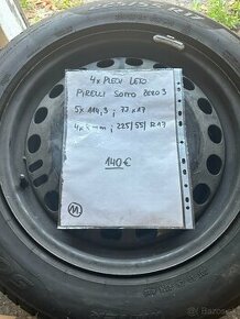 Plechová sada 5x114,3  225/55 r17