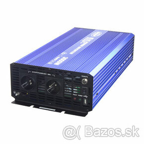 Menič napätia čistý sínus z 12V,24V/230V + USB,3000W +záruka