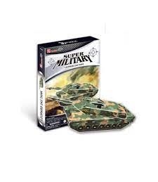 Vojenský tank Leopard 3D Puzzle - 51 dielikov