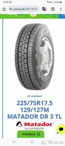 Matador 225/75R17,5 DR3