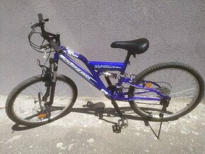 Detský celoodpružený bicykel Olpran 24" - 1