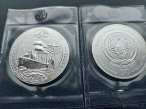 Rwanda 1oz 2023 Nautical investicne striebro