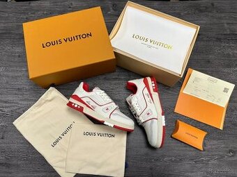 Louis Vuitton tenisky white-red Komplet balenie